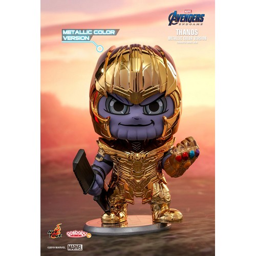 Avengers Endgame Thanos Metallic Gold Cosbaby Hot Toys – www