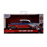 1:32 Marvel : Captain America - Falcon 1957 Chevy Bel-Air Hollywood Ride Jada Toys