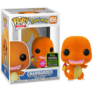 Pokemon - Charmander Flocked #455 Pop Vinyl Funko ECCC 2020 Spring Convention Exclusive
