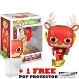 DC : Super Heroes - The Flash as Rudolph Christmas Holiday #356 Pop Vinyl Figure Funko
