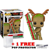 Marvel Christmas : The Guardians of the Galaxy Holiday Special - Groot #1105 Pop Vinyl Figure Funko