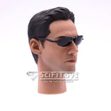 1:6 Matrix - Keanu Reeve as Neo Custom Male Head Sculpt