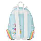 10" Care Bears 40th Anniversary Care-A-Lot Castle Faux Leather Mini Backpack Bag Loungefly