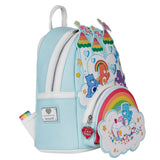 10" Care Bears 40th Anniversary Care-A-Lot Castle Faux Leather Mini Backpack Bag Loungefly