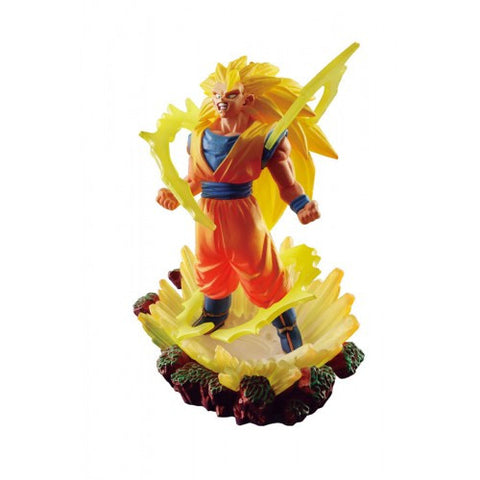 Anime : Dragon Ball Z - Super Saiyan Son Goku Dora Capsule Dracap Memorial Statue Series 3 Megahouse