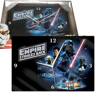 Star Wars The Empire Strikes Back Poster Glass Wall Clock