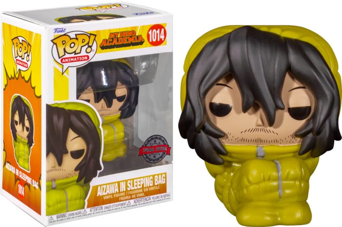 Anime My Hero Academia Aizawa in Sleeping Bag #1014 Pop Vinyl Funko  Exclusive