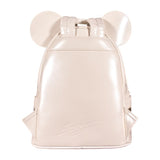10" Disney - Mickey Mouse Pearl Faux Leather Mini Backpack Bag Loungefly