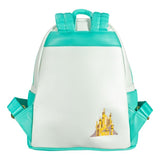 10" Disney : The Little Mermaid - Sequin and Pearls Faux Leather Mini Backpack Bag Loungefly Exclusive