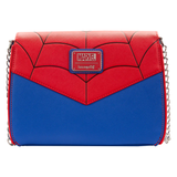 11" Marvel : Spider-Man - Colour Block Faux Leather Crossbody Bag Loungefly
