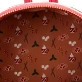 10" Disney Christmas - Hot Cocoa Mugs Faux Leather Mini Backpack Bag with Headband Set Loungefly