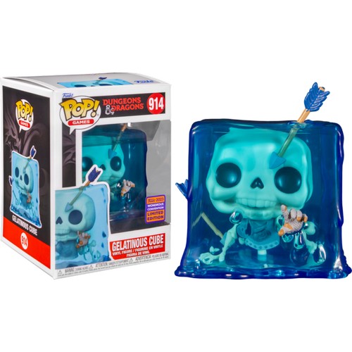 Dungeons & Dragons Gelatinous Cube Blue 914 Pop Vinyl Figure 2023 W