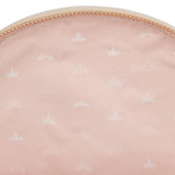 8" Disney - Ultimate Princess Metal Crown Faux Leather Crossbody Bag Loungefly