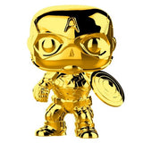 Marvel Studios The First 10 Years - Captain America Gold Chrome #377 Pop Vinyl Funko Exclusive