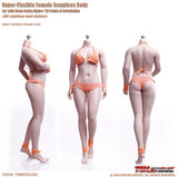 1:6 Super Flexible Steel FEMALE Seamless Body for Custom Figure TB league Phicen
