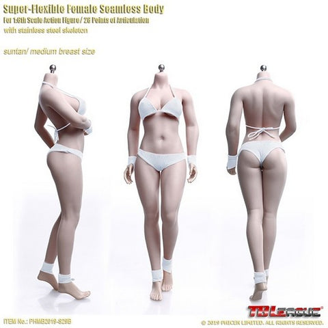 1/6 Flexible Steel FEMALE Seamless Body Custom Figure TB league