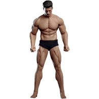 1:12 Super Flexible Steel MALE Seamless Prominent Muscular Body for Custom Figure TB league Phicen (with Headsculpt)