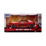 1:32 Marvel : Iron Man - 1969 Chevy Camaro Hollywood Ride Jada Toys