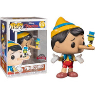 Disney : Pinocchio - Pinocchio with Jiminy Cricket #617 Pop Vinyl Funko Exclusive