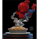 (PREORDER) 4" Spider-Man - Spider-Ham Diorama Q-Fig Vinyl Figure Quantum Mechanix