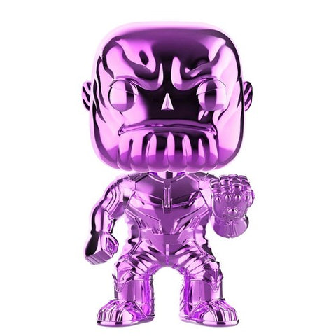 Avengers Infinity War Thanos Chrome Walmart Exclusive Funko Pop