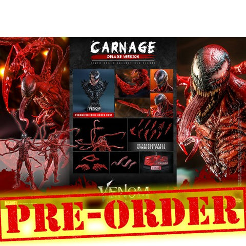 (PREORDER) 1:6 Marvel : Venom: Let There Be Carnage - Carnage Deluxe Figure MMS620 Hot Toys (EARLY BIRD $720)