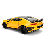 1:24 Transformers 5 : The Last Knight - Diecast Bumblebee 2016 Chevy Camaro Hollywood Rides with Coin Jada Toys