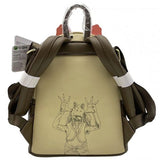 10" Star Wars - Jar Jar Binks Faux Leather Mini Backpack Bag Loungefly Exclusive