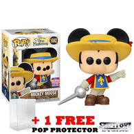 Disney : The Three Musketeers - Mickey Mouse #1042 Pop Vinyl Figure SDCC Funkon 2021 Funko Exclusive