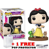 Disney Ultimate Princess - Moana Pocahontas Snow White Cinderella & Rapunzel Pop Vinyl Figure Funko Bundle Set of 5