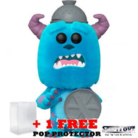 Disney : Monsters Inc 20th Anniversary - Sulley with Lid Flocked Pop Vinyl Figure Funko Exclusive