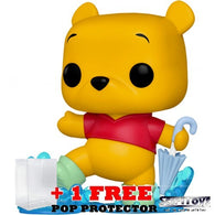 Disney - Winnie The Pooh with Umbrella Pop Vinyl Figure Funko Exclusive