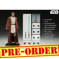(PREORDER) 1:6 Star Wars : Clone Wars - Obi-Wan Kenobi Figure Sideshow (EARLY BIRD $360)