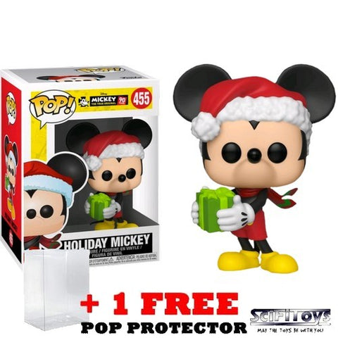 Disney - Christmas Holiday Mickey 90th Anniversary #455 Pop Vinyl Figure Funko