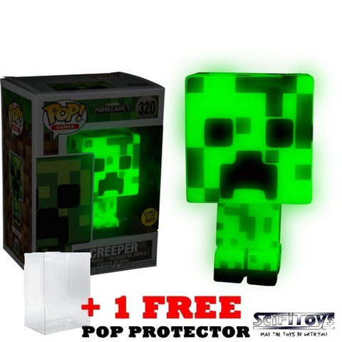 Video Game : Minecraft - Creeper Glow in the Dark #320 Pop Vinyl Funko