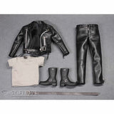 1:6 Terminator - Biker Trendy Leather Suit Male Custom Figure Set (Outfit Only)