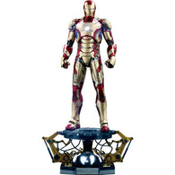 1:4 Marvel : Iron Man 3 - Mark XLII 42 Deluxe Version Figure QS008 Hot Toys Reissue