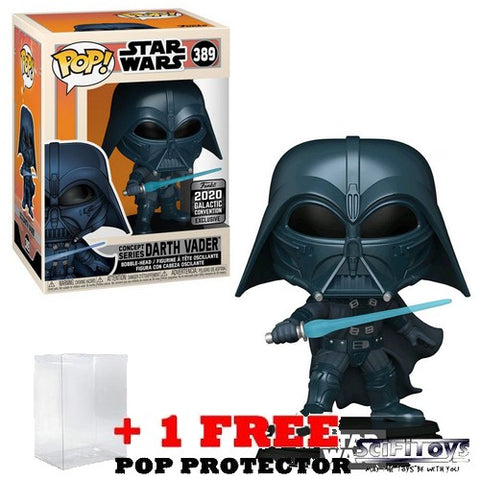 Star Wars : Ralph McQuarrie Concept Series - Darth Vader #389 Pop Vinyl Funko Galactic Convention 2020 Exclusive (LAST CHANCE)