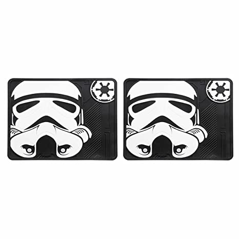 Star Wars - Licensed Automotive Stormtrooper Car Rear Seat Utility Rubber Floor Mats 1 Pair
