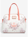 9" Star Wars -Princess Leia Floral Faux Leather Crossbody Bag Loungefly Exclusive