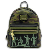 10" Disney : Toy Story - Army Men Faux Leather Mini Backpack Bag Loungefly Exclusive