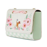7" Disney : Bambi - Springtime Gingham Faux Leather Crossbody Bag Loungefly