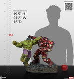 Marvel Comics - Hulk vs Hulkbuster Maquette Statue Sideshow