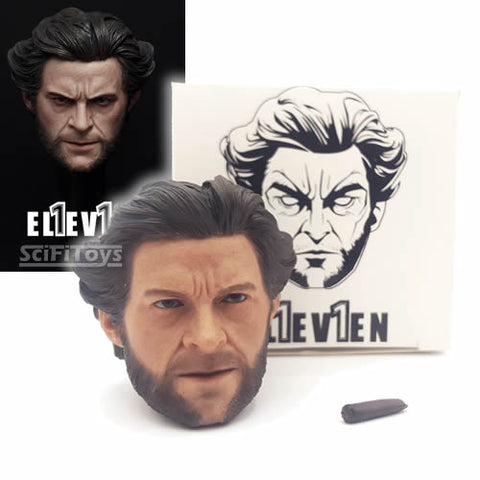 1:6 Wolverine - Hugh Jackman Logan Custom Male Head Sculpt with Cigar Eleven
