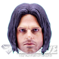 1:6 Winter Soldier - Bucky Sebastian Stan Custom Male Head Sculpt Only