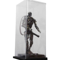 1:6 Action Figure Clear Display Case with Stand 7" x 7" x 17"