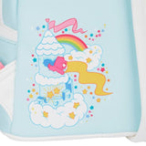 10" Care Bears 40th Anniversary Care-A-Lot Castle Faux Leather Mini Backpack Bag Loungefly