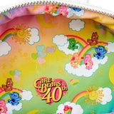 10" Care Bears 40th Anniversary Care-A-Lot Castle Faux Leather Mini Backpack Bag Loungefly