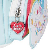 10" Care Bears 40th Anniversary Care-A-Lot Castle Faux Leather Mini Backpack Bag Loungefly