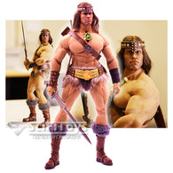 1:6 Conan The Barbarian Male Custom Figure Set (Outfit and Headscuplt only)